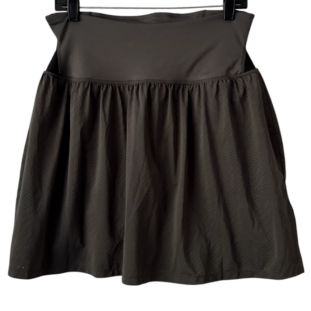 Tommie Copper Pro Grade Lower Back Support Skort Womens XL Gray‎ Compression